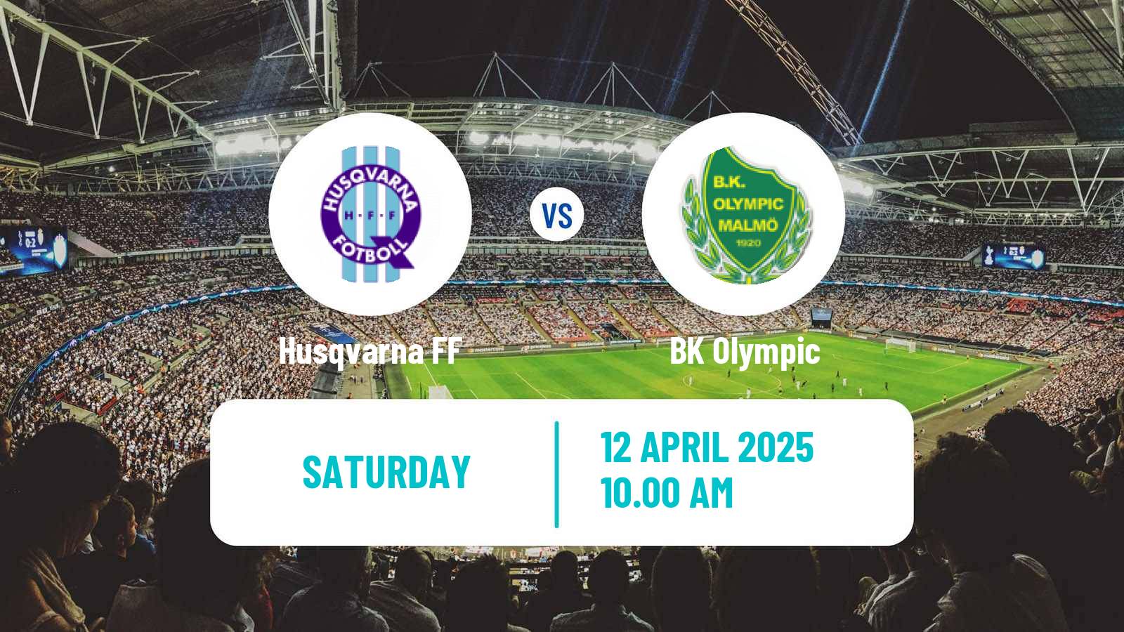 Soccer Swedish Division 1 Södra Husqvarna - Olympic