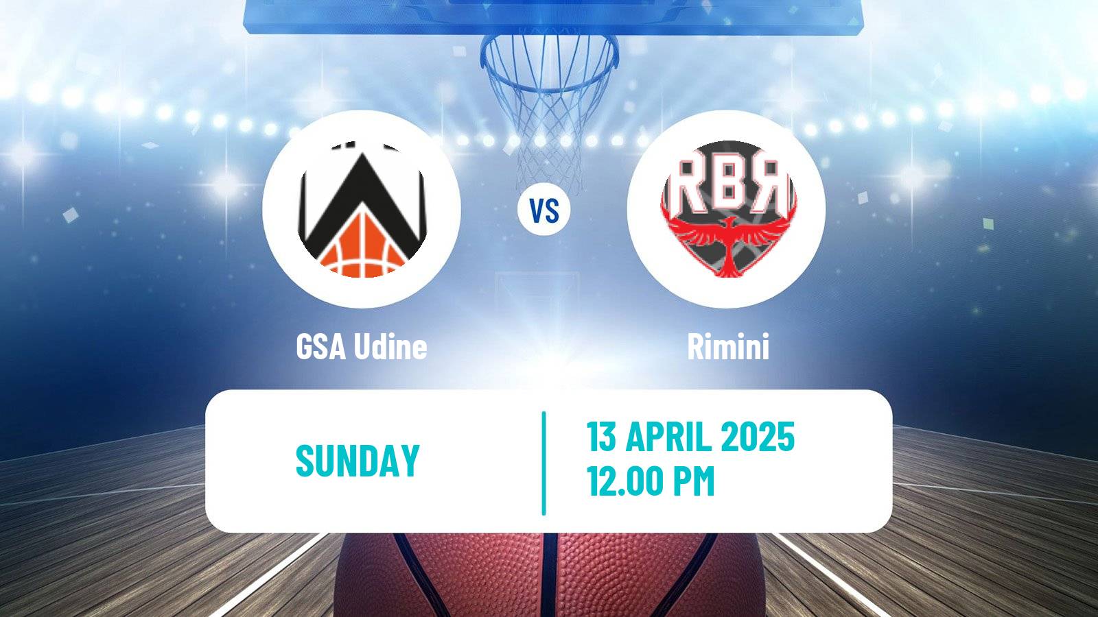 Basketball Italian Serie A2 Basketball Udine - Rimini