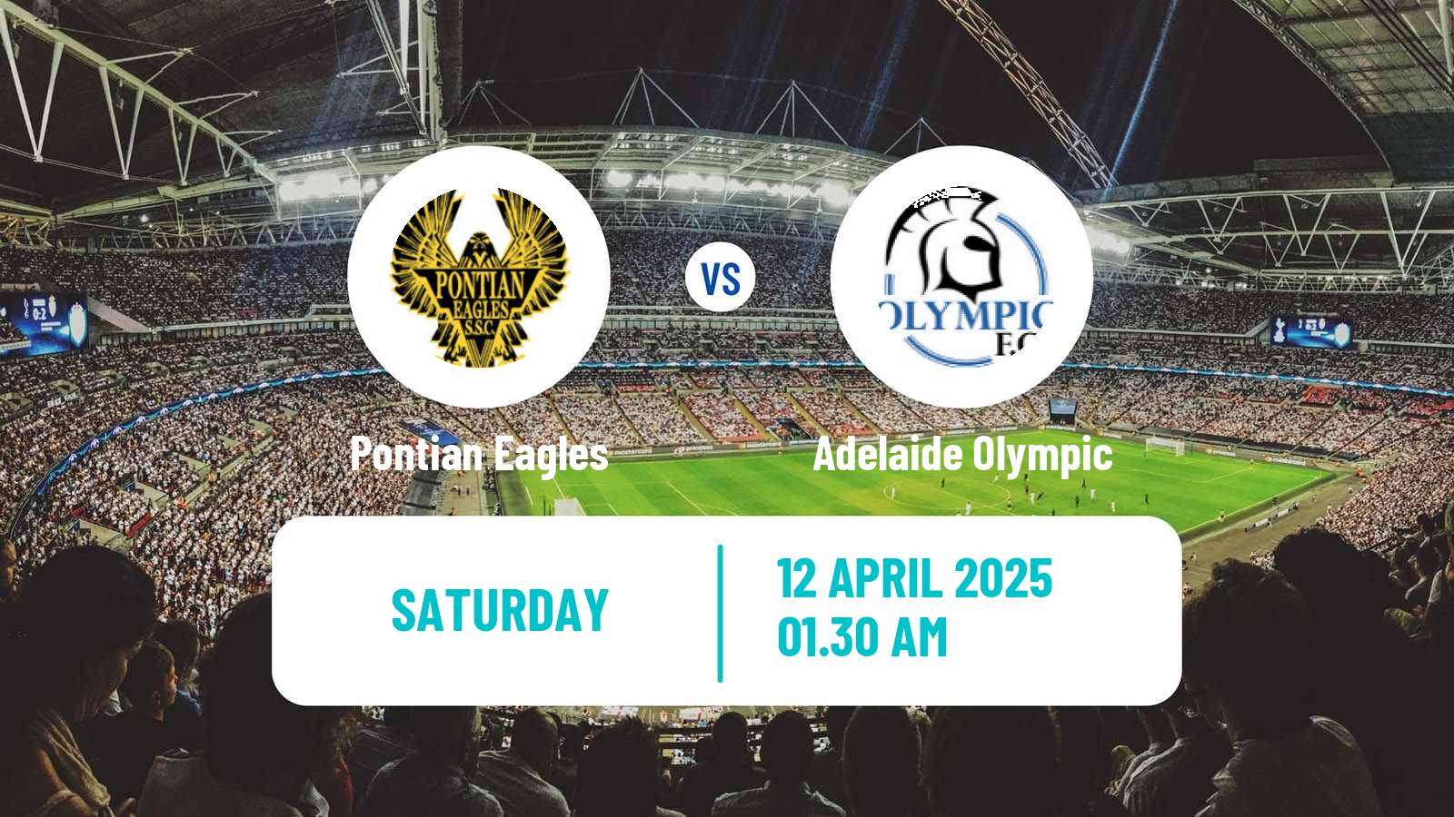 Soccer Australian SA State League Pontian Eagles - Adelaide Olympic