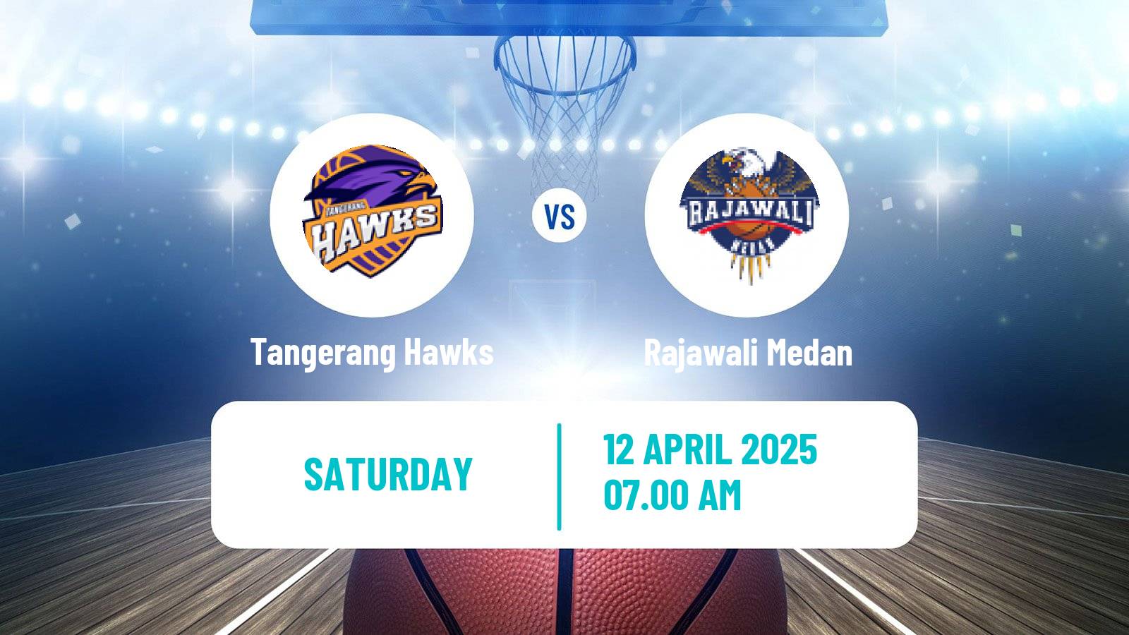 Basketball Indonesian IBL Tangerang Hawks - Rajawali Medan