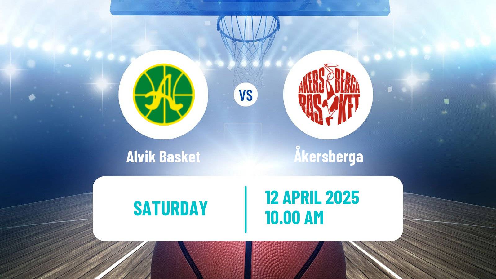 Basketball Swedish Superettan Basketball Alvik - Åkersberga