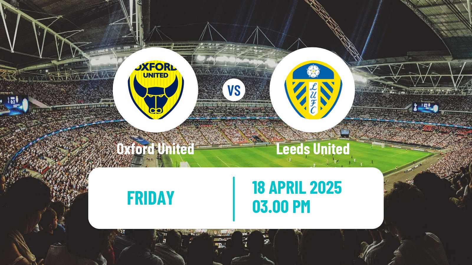 Soccer English League Championship Oxford United - Leeds United