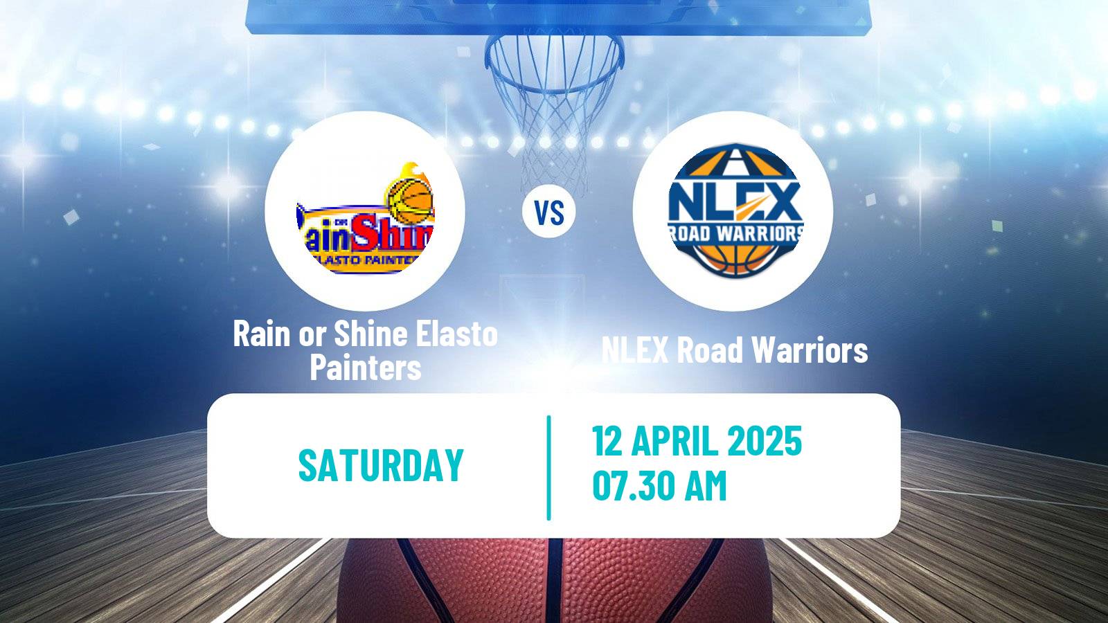 Basketball Philippines Cup Rain or Shine Elasto Painters - NLEX Road Warriors