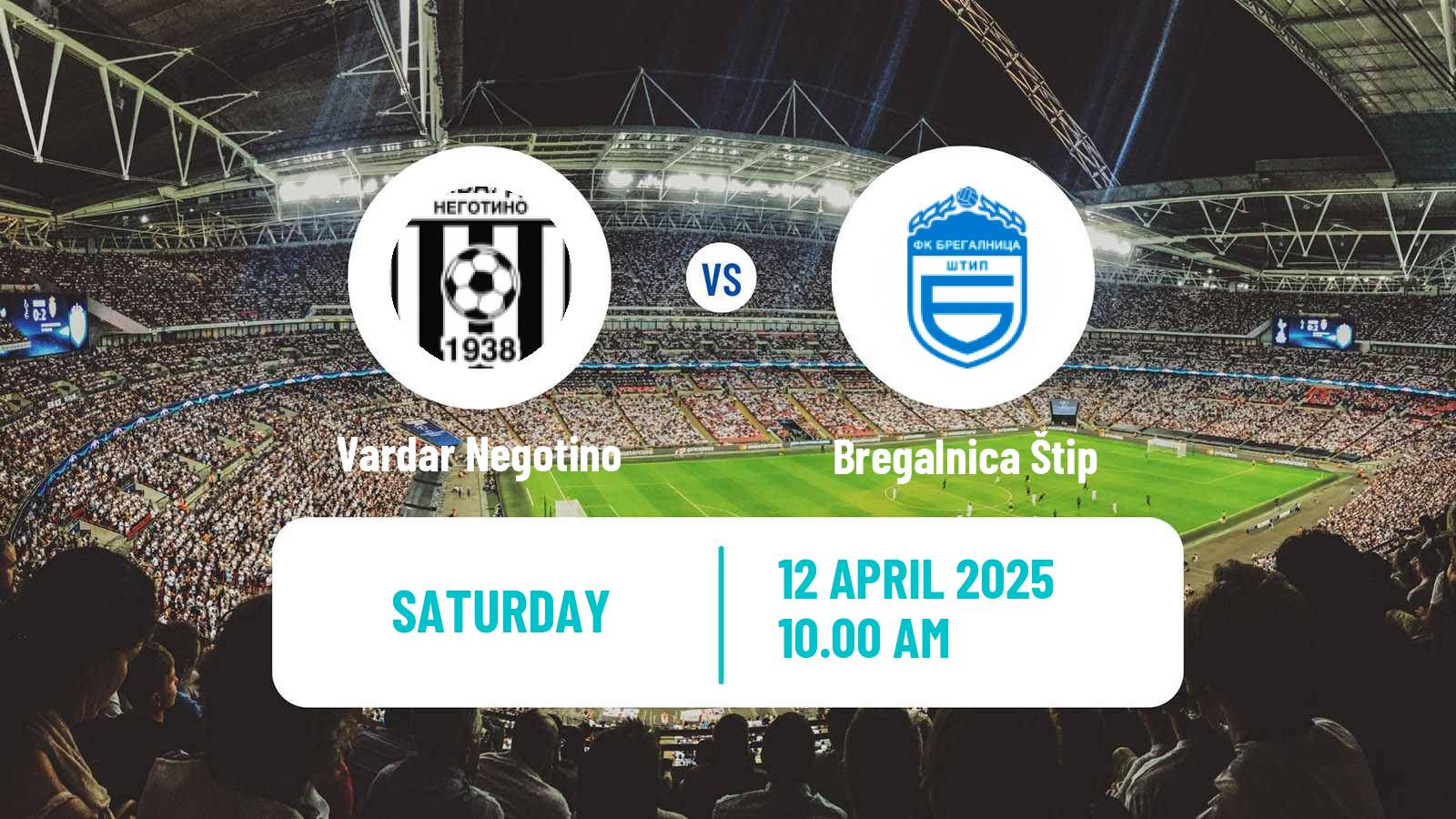 Soccer North Macedonian 2 MFL Vardar Negotino - Bregalnica Štip