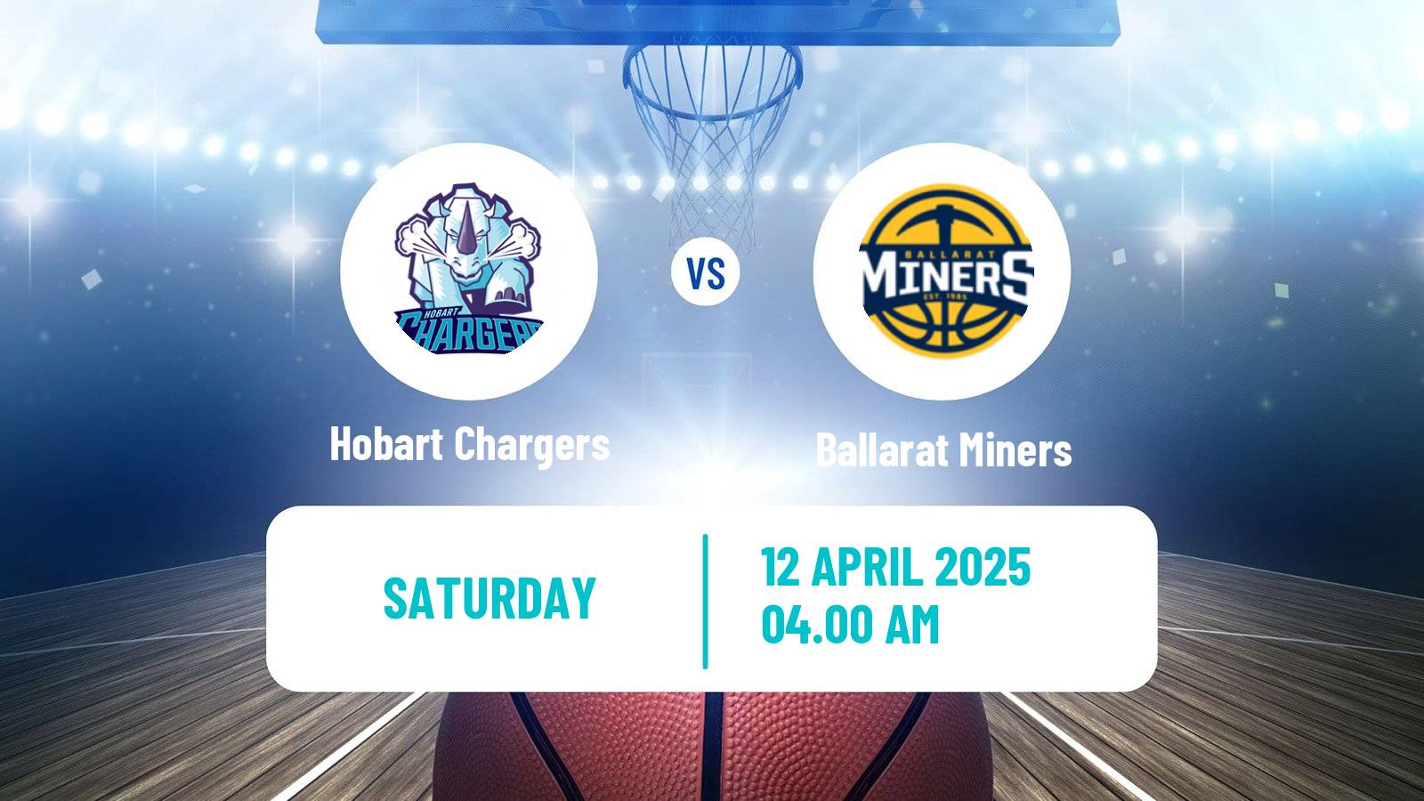 Basketball Australian NBL1 South Women Hobart Chargers - Ballarat Miners