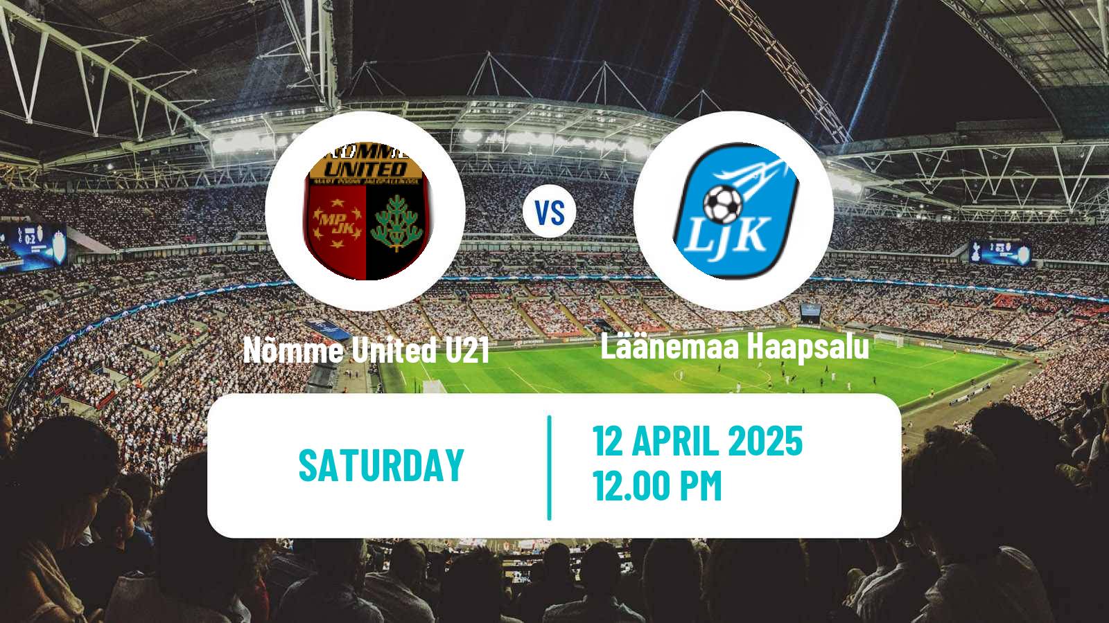 Soccer Estonian Esiliiga B Nõmme United U21 - Läänemaa Haapsalu