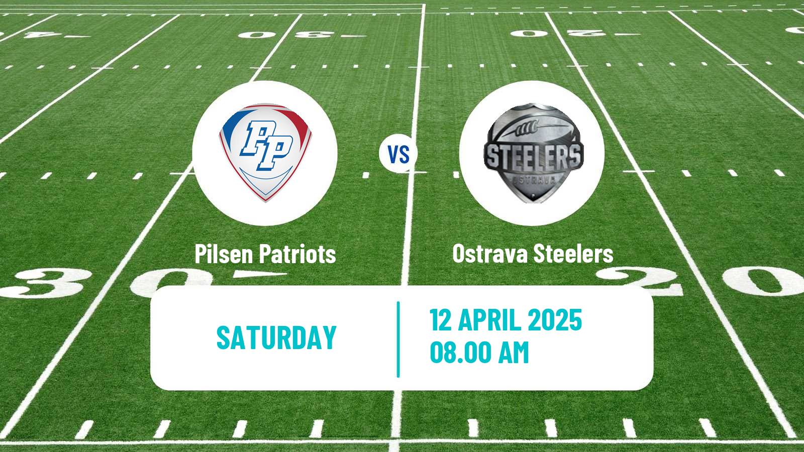 American football Czech CLAF Pilsen Patriots - Ostrava Steelers