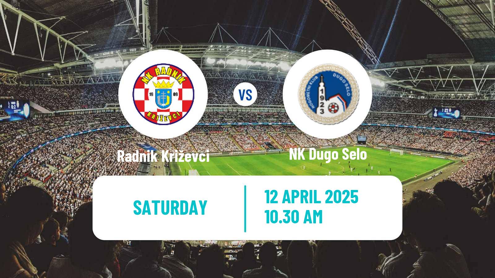 Soccer Croatian Druga NL Radnik Križevci - Dugo Selo