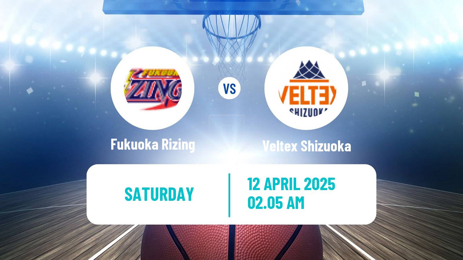 Basketball Japan B2 League Basketball Fukuoka Rizing - Veltex Shizuoka