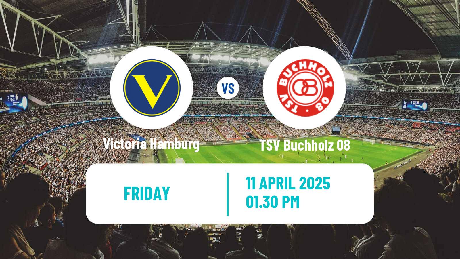 Soccer German Oberliga Hamburg Victoria Hamburg - TSV Buchholz 08