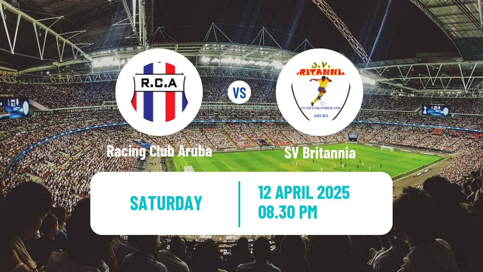 Soccer Aruban Division di Honor Racing Club Aruba - Britannia