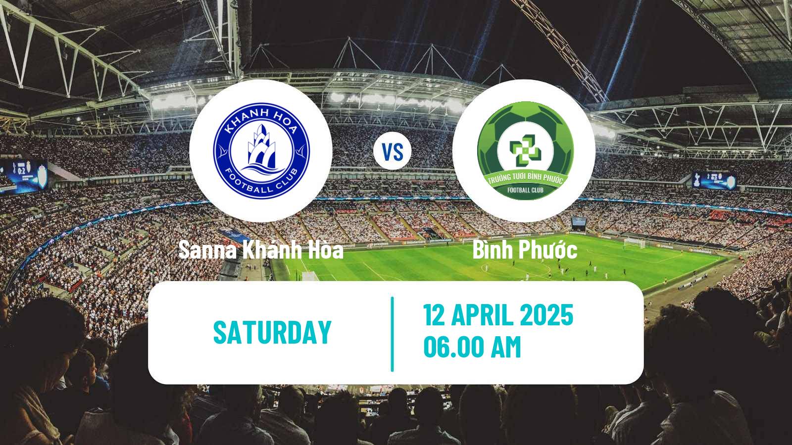 Soccer Vietnamese V League 2 Sanna Khánh Hòa - Bình Phước