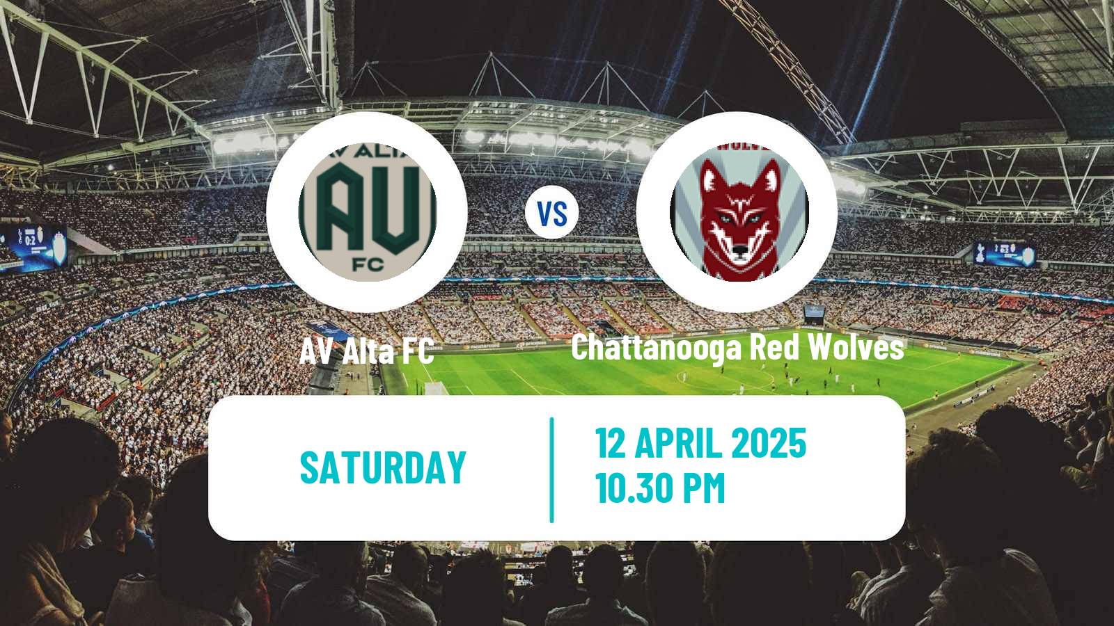 Soccer USL League One AV Alta - Chattanooga Red Wolves