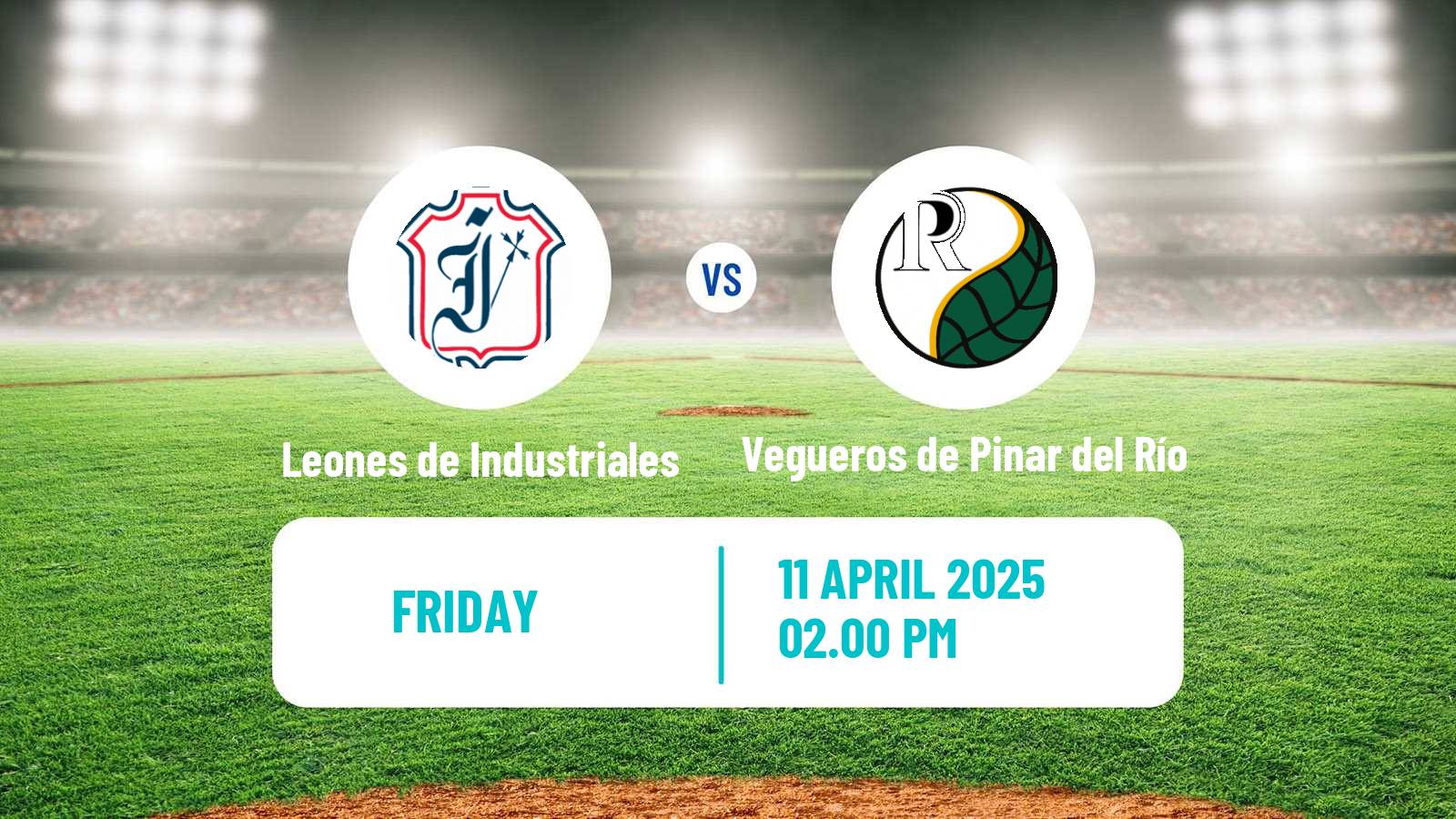 Baseball Cuba Liga Elite Baseball Leones de Industriales - Vegueros de Pinar del Río