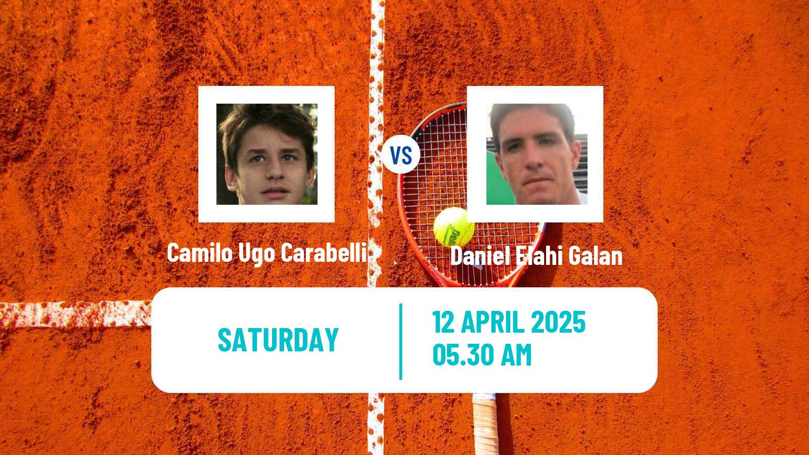Tennis ATP Barcelona Camilo Ugo Carabelli - Daniel Elahi Galan