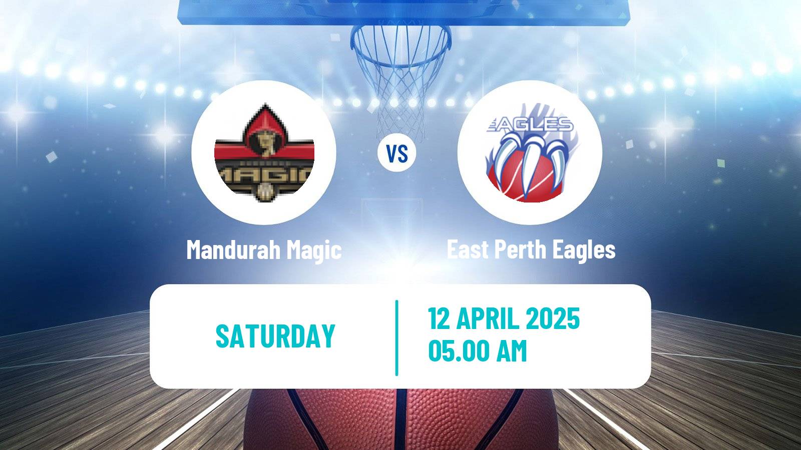 Basketball Australian NBL1 West Women Mandurah Magic - East Perth Eagles