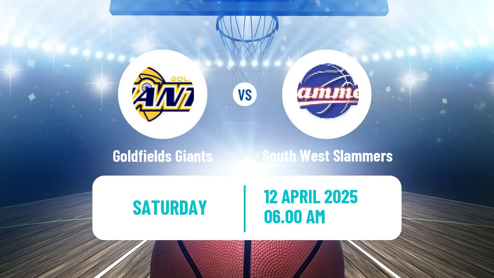 Basketball Australian NBL1 West Women Goldfields Giants - South West Slammers
