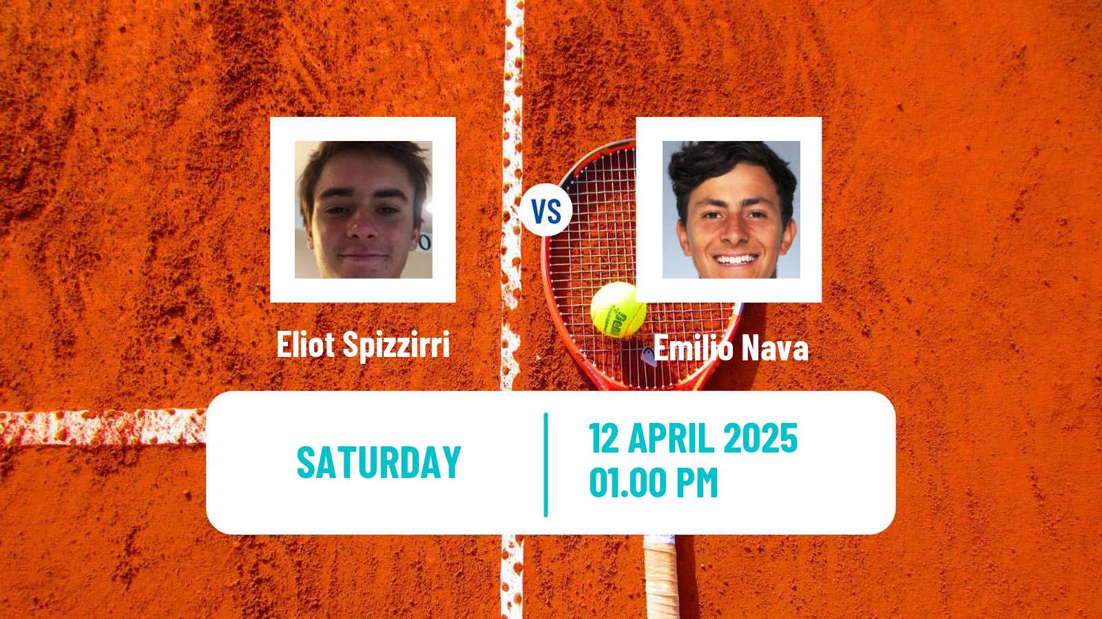 Tennis Sarasota Challenger Men Eliot Spizzirri - Emilio Nava