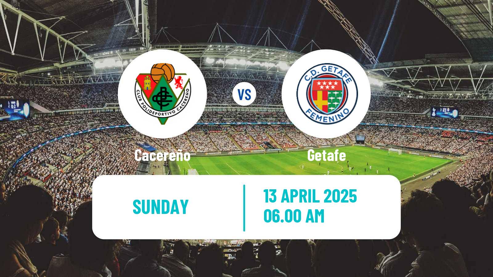 Soccer Spanish Primera Federacion Women Cacereño - Getafe