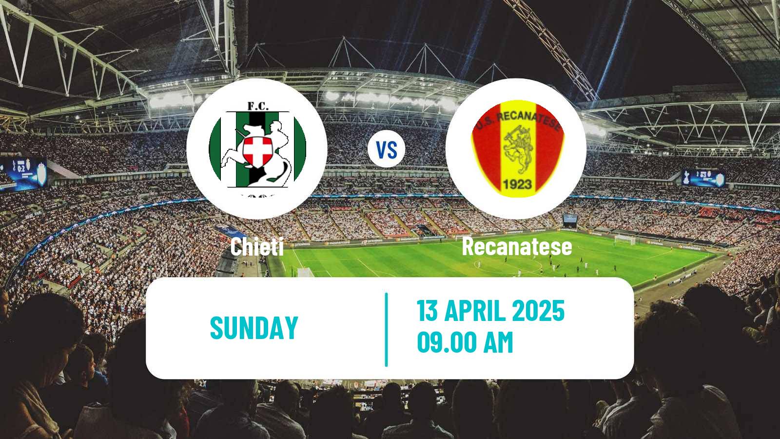 Soccer Italian Serie D - Group F Chieti - Recanatese