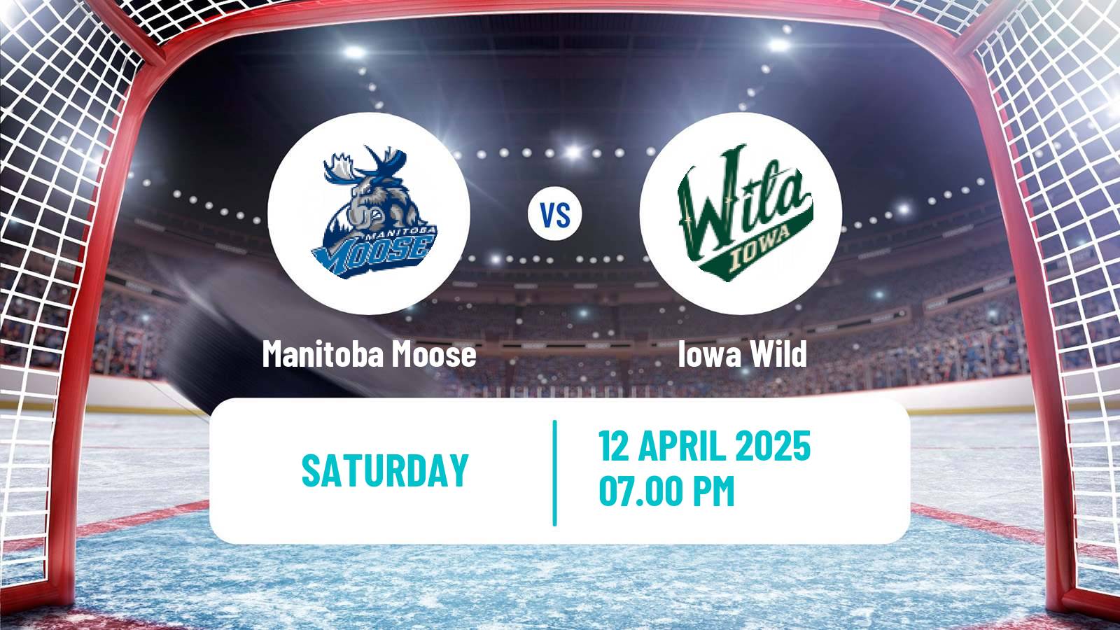 Hockey AHL Manitoba Moose - Iowa Wild