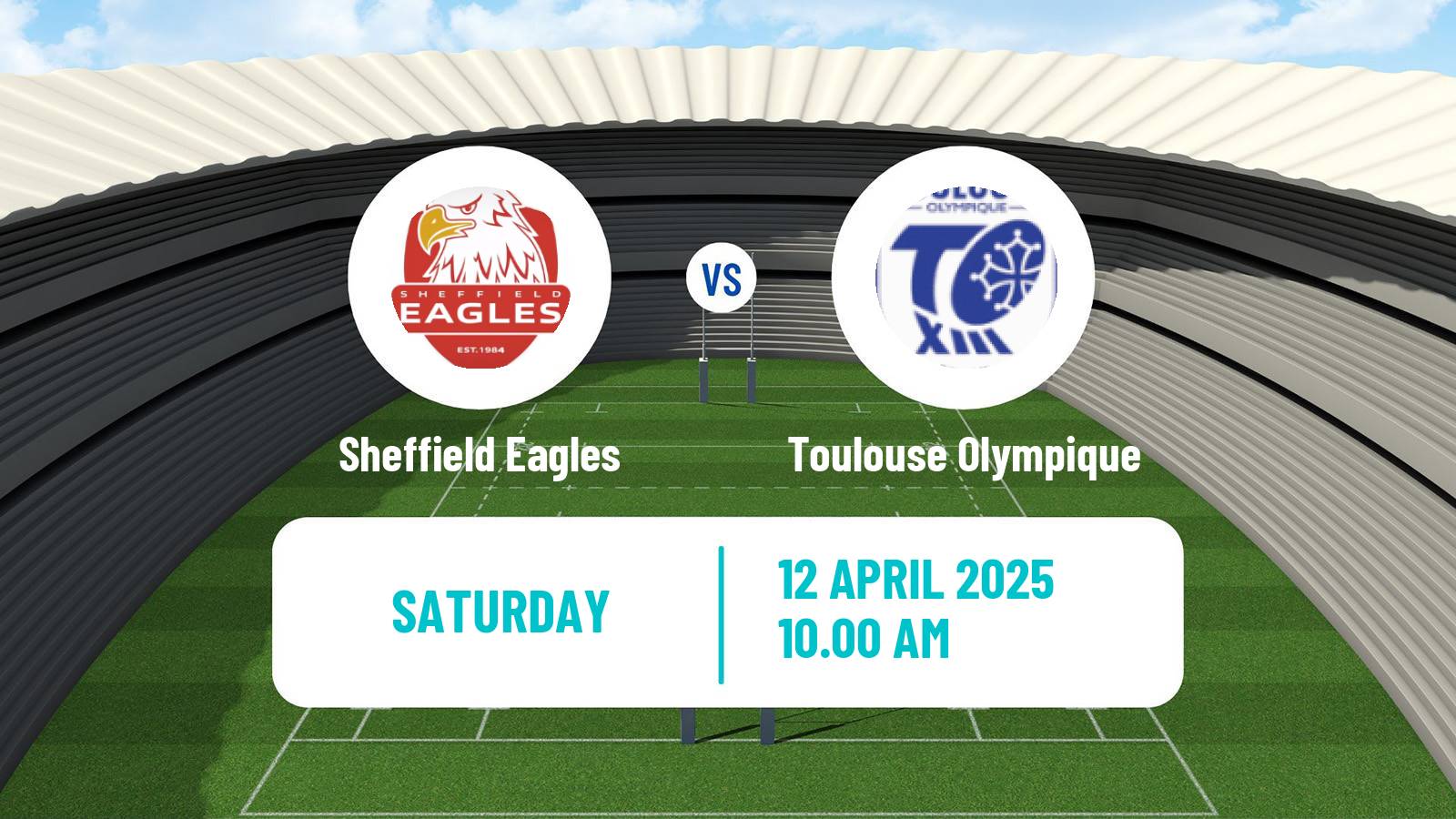 Rugby league English Championship Rugby League Sheffield Eagles - Toulouse Olympique