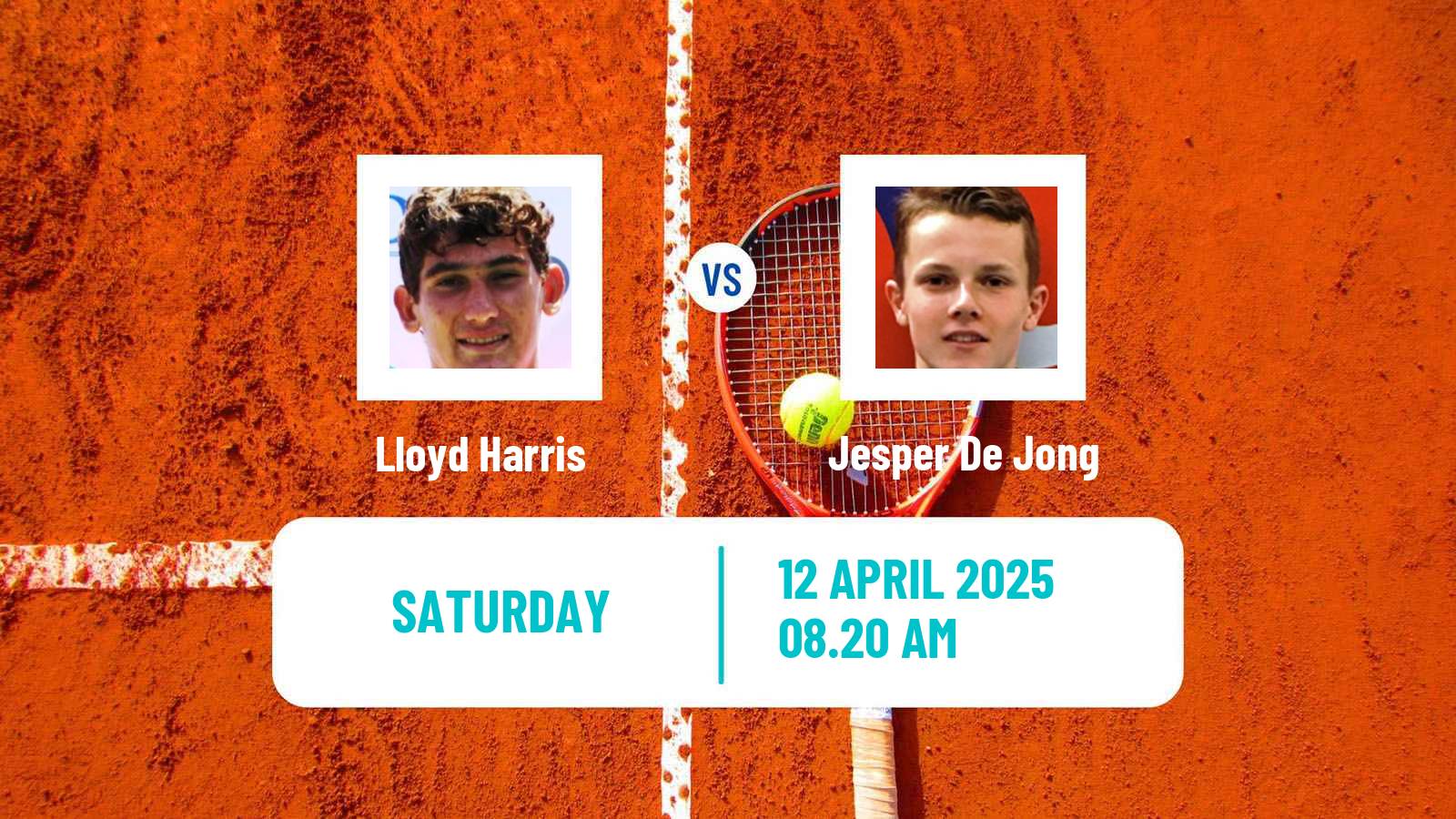 Tennis ATP Barcelona Lloyd Harris - Jesper De Jong