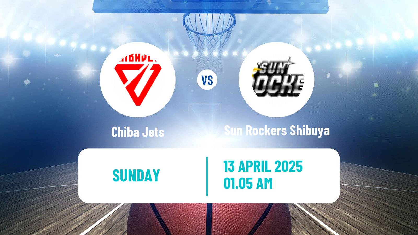 Basketball BJ League Chiba Jets - Sun Rockers Shibuya