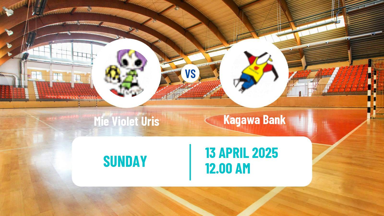 Handball Japan JHL Handball Women Mie Violet Uris - Kagawa Bank