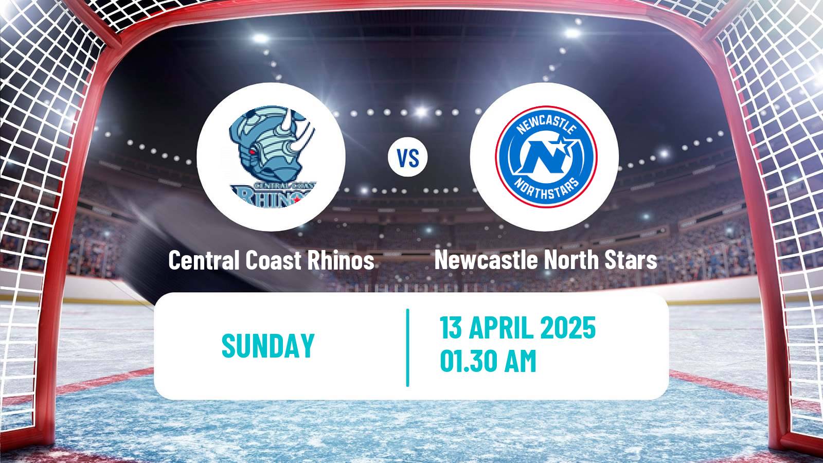 Hockey Australian Ice Hockey League Central Coast Rhinos - Newcastle North Stars