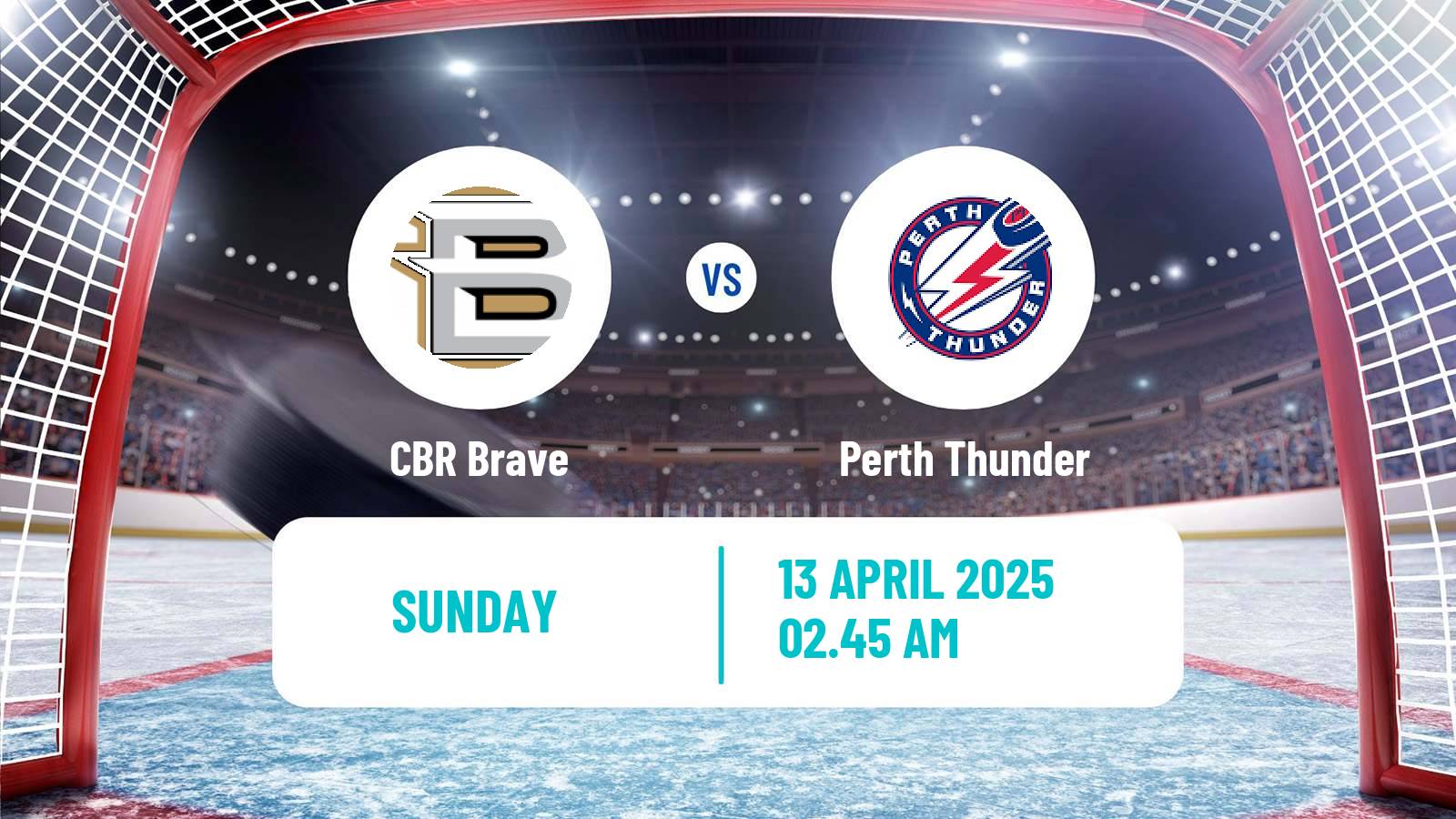 Hockey Australian Ice Hockey League CBR Brave - Perth Thunder