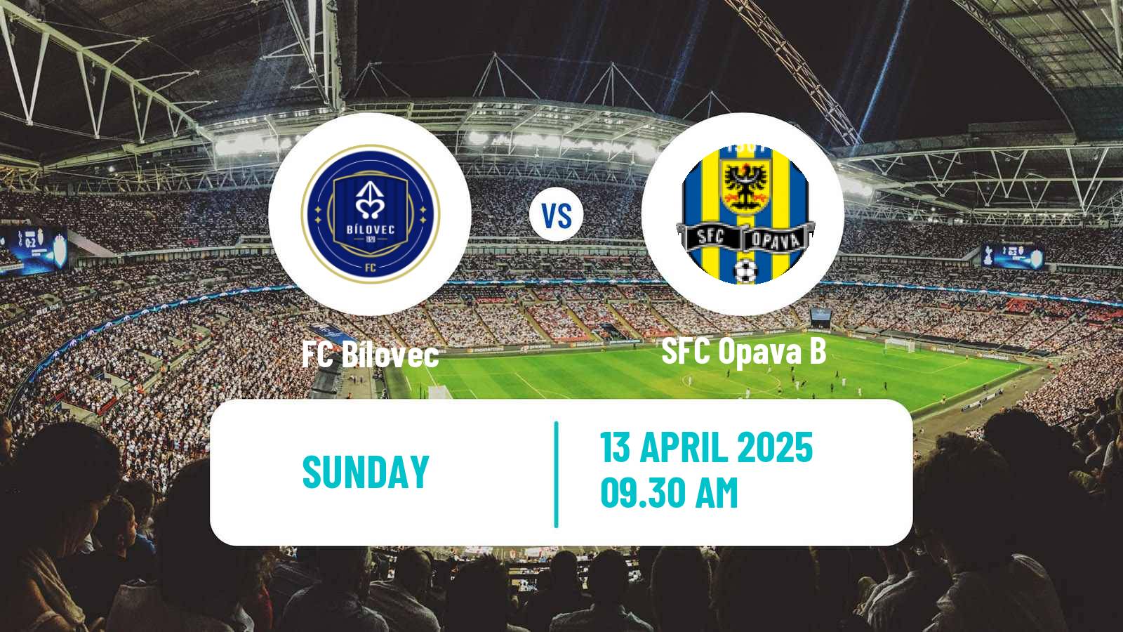 Soccer Czech Division F Bílovec - Opava B