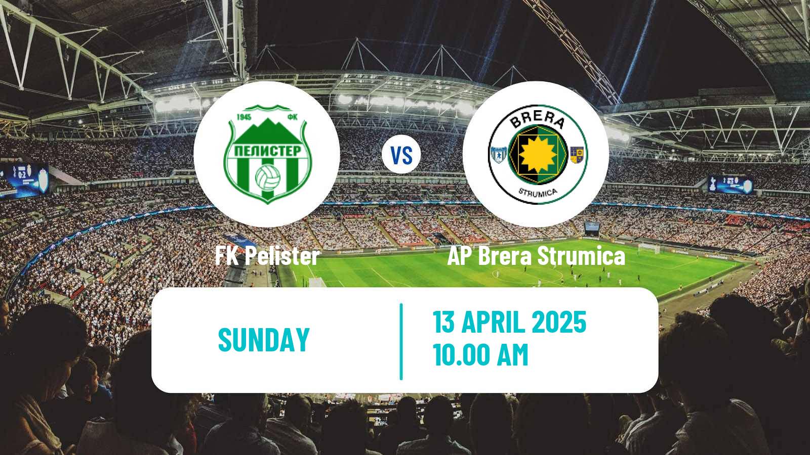 Soccer North Macedonian 1 MFL Pelister - AP Brera Strumica