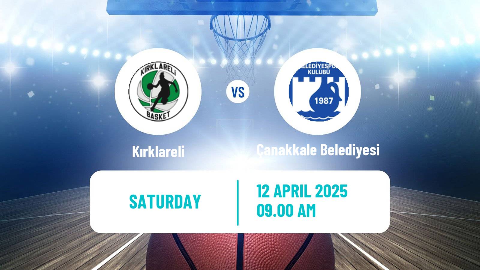 Basketball Turkish TKBL Women Kırklareli - Çanakkale Belediyesi