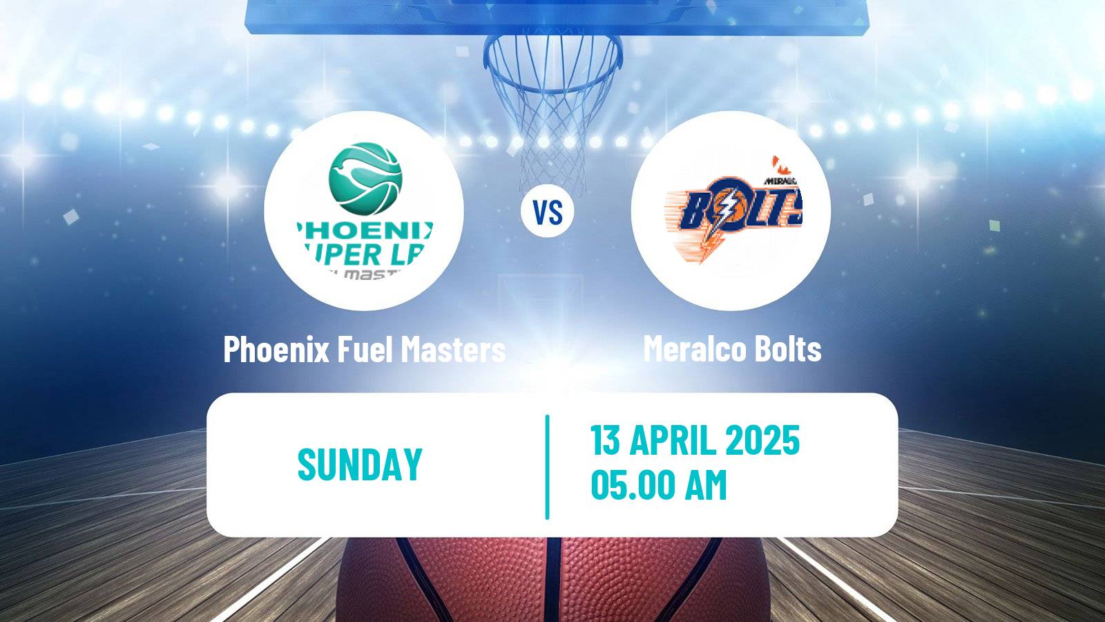 Basketball Philippines Cup Phoenix Fuel Masters - Meralco Bolts