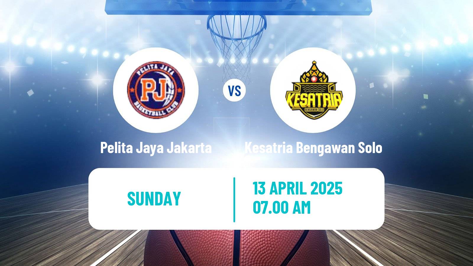 Basketball Indonesian IBL Pelita Jaya Jakarta - Kesatria Bengawan Solo