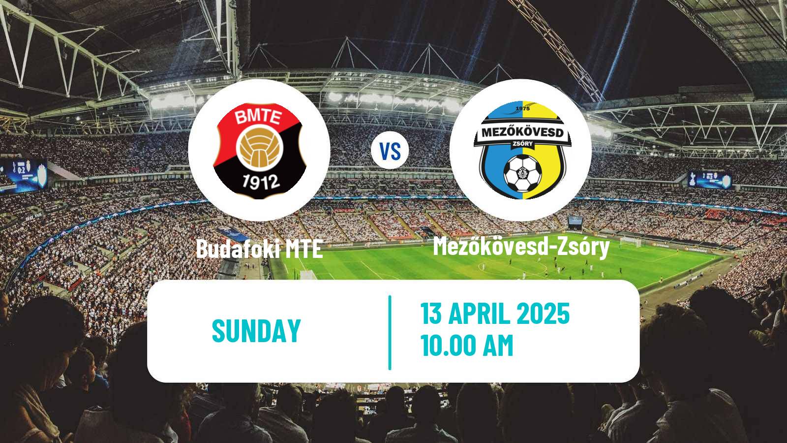 Soccer Hungarian NB II Budafoki - Mezőkövesd-Zsóry
