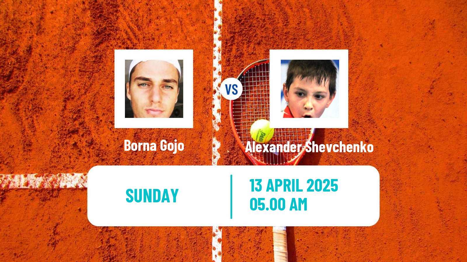 Tennis ATP Munich Borna Gojo - Alexander Shevchenko