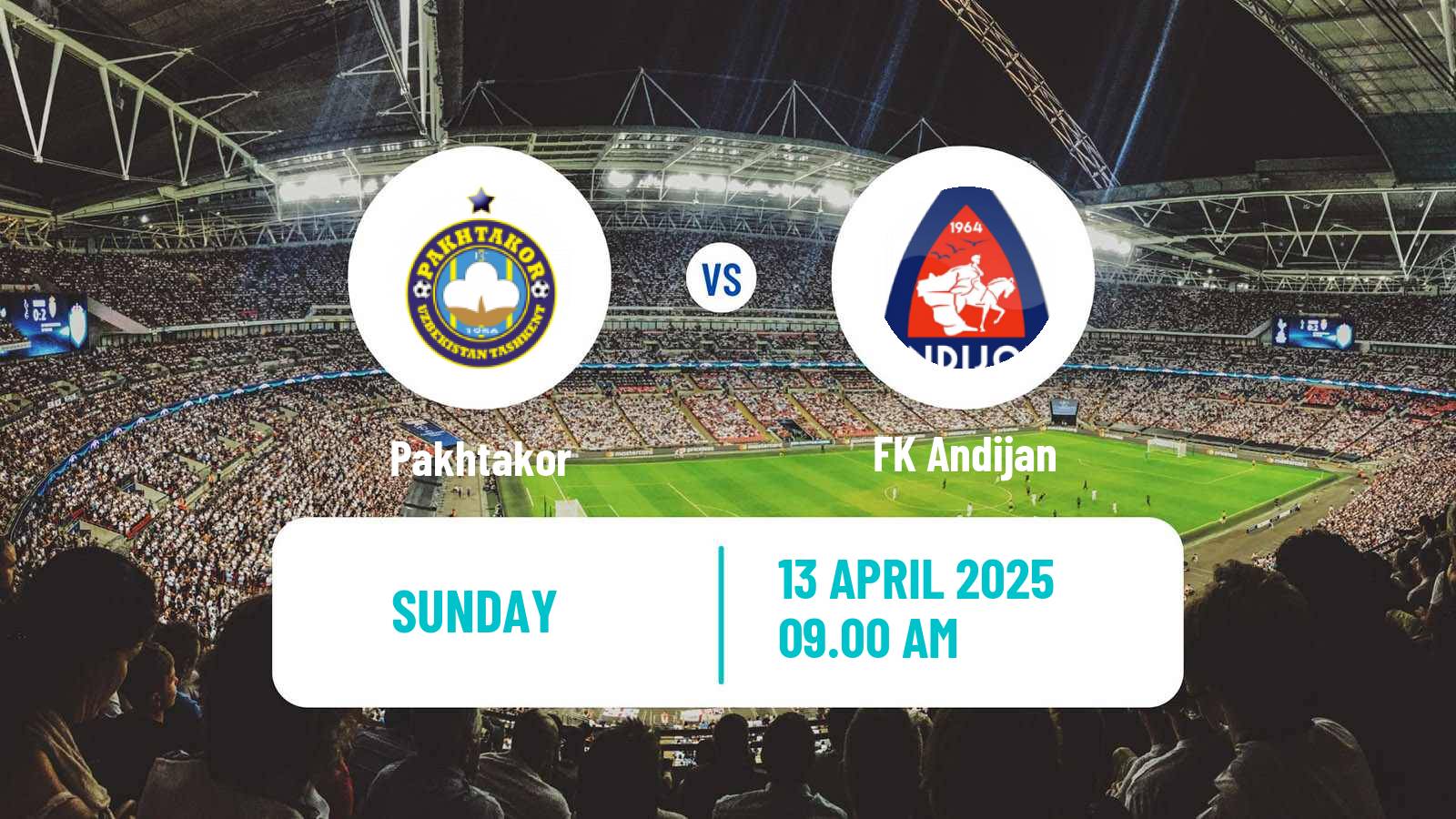 Soccer Uzbek League Pakhtakor - Andijan