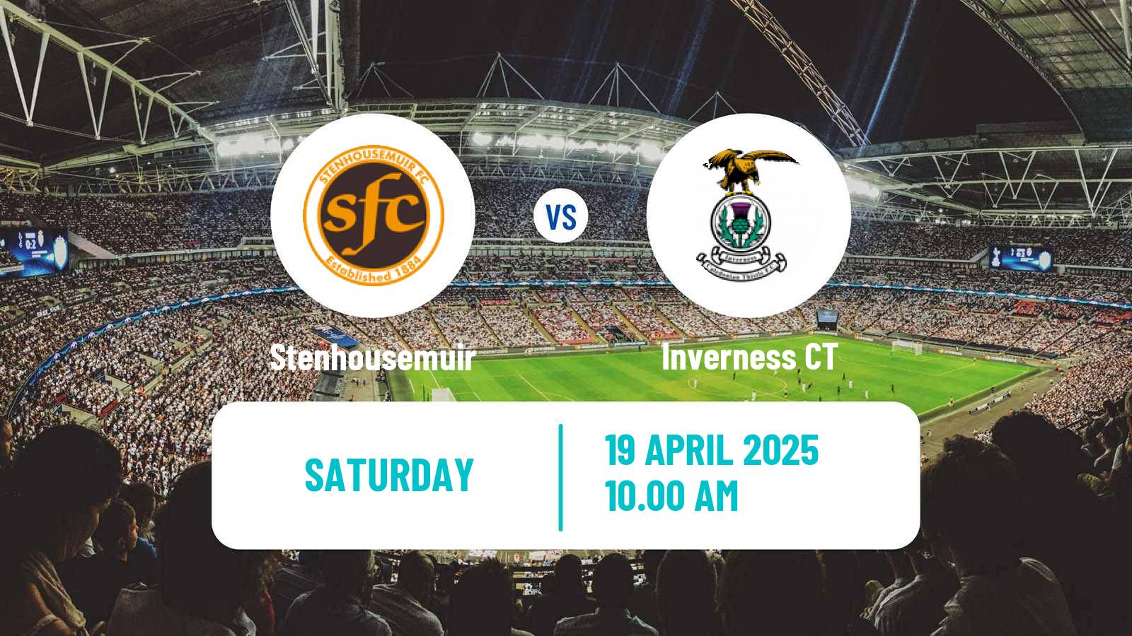 Soccer Scottish League One Stenhousemuir - Inverness