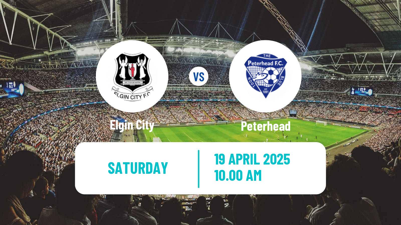 Soccer Scottish League Two Elgin City - Peterhead