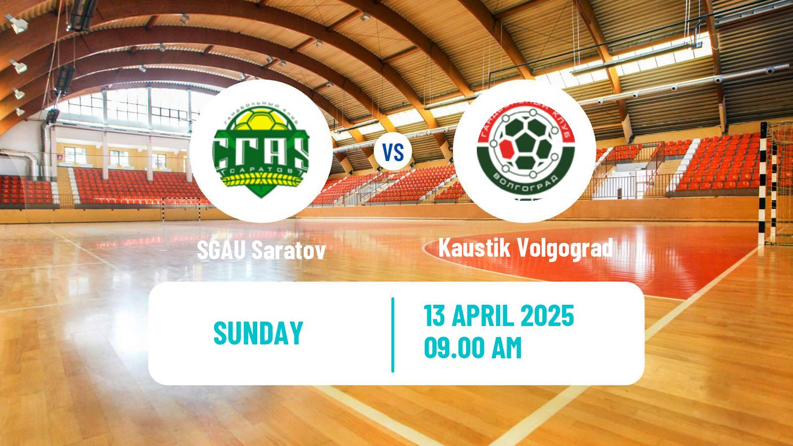 Handball Russian Superleague Handball SGAU Saratov - Kaustik Volgograd