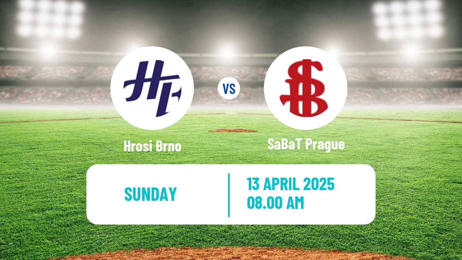 Baseball Czech Extraliga Baseball Hrosi Brno - SaBaT Prague