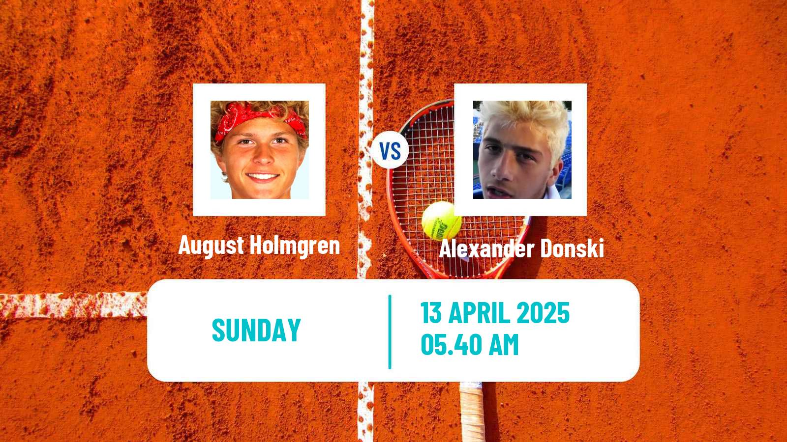 Tennis Oeiras 3 Challenger Men August Holmgren - Alexander Donski