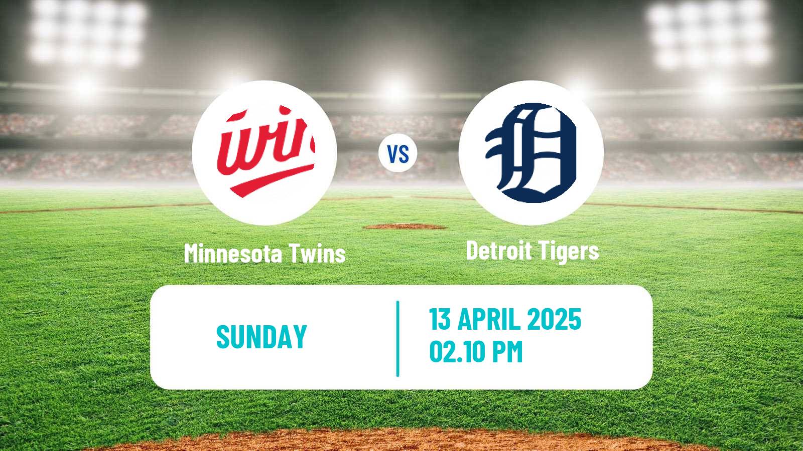 Baseball MLB Minnesota Twins - Detroit Tigers