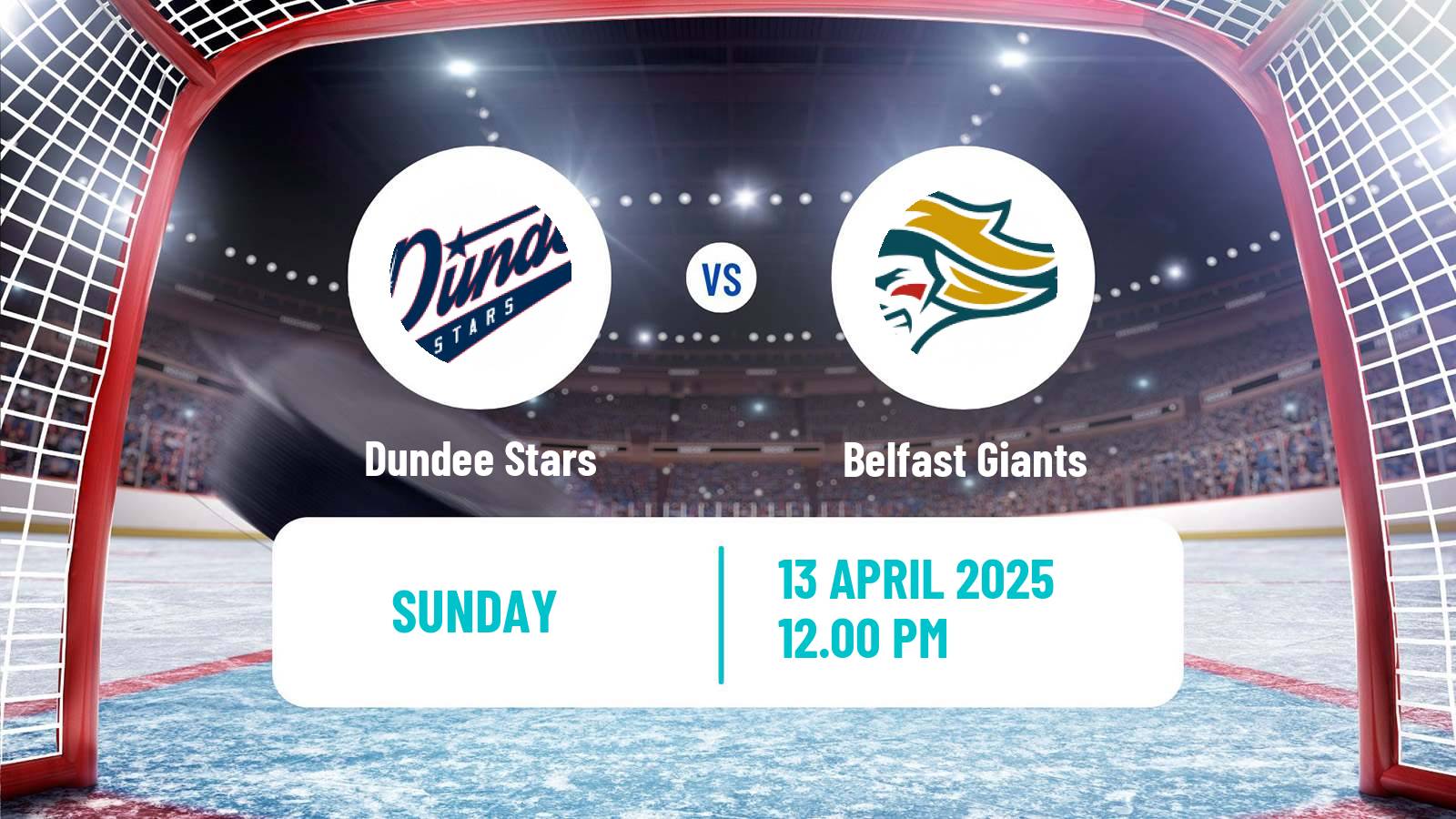 Hockey United Kingdom Elite League Dundee Stars - Belfast Giants