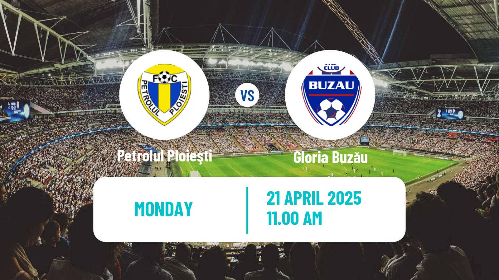 Soccer Romanian Liga 1 Petrolul Ploieşti - Gloria Buzău