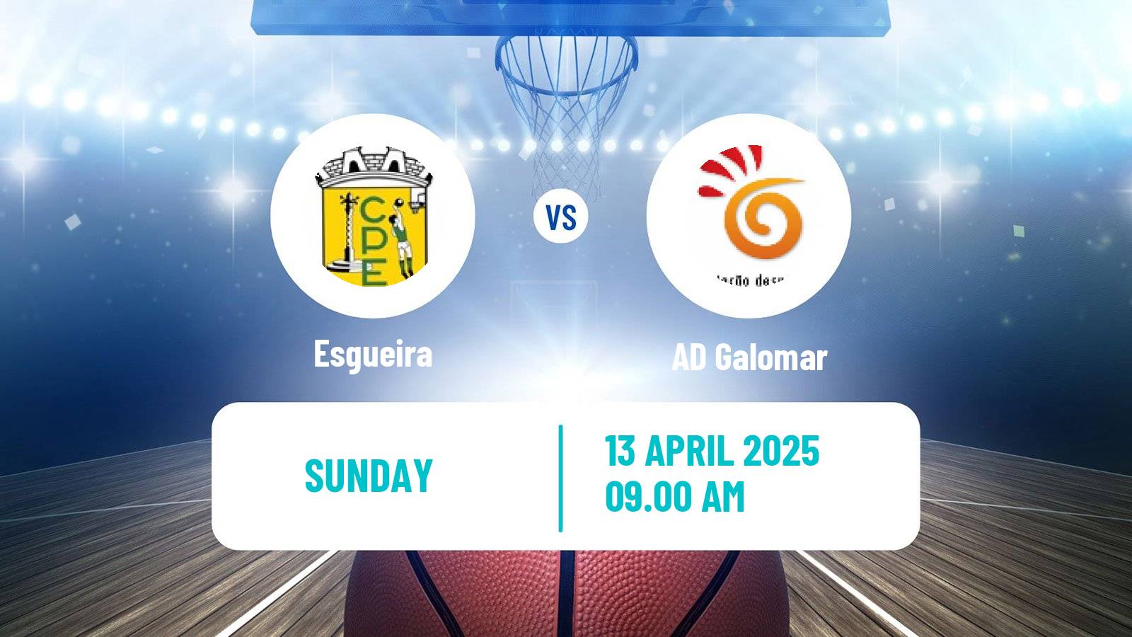 Basketball Portuguese Taca da Liga Basketball Esgueira - Galomar