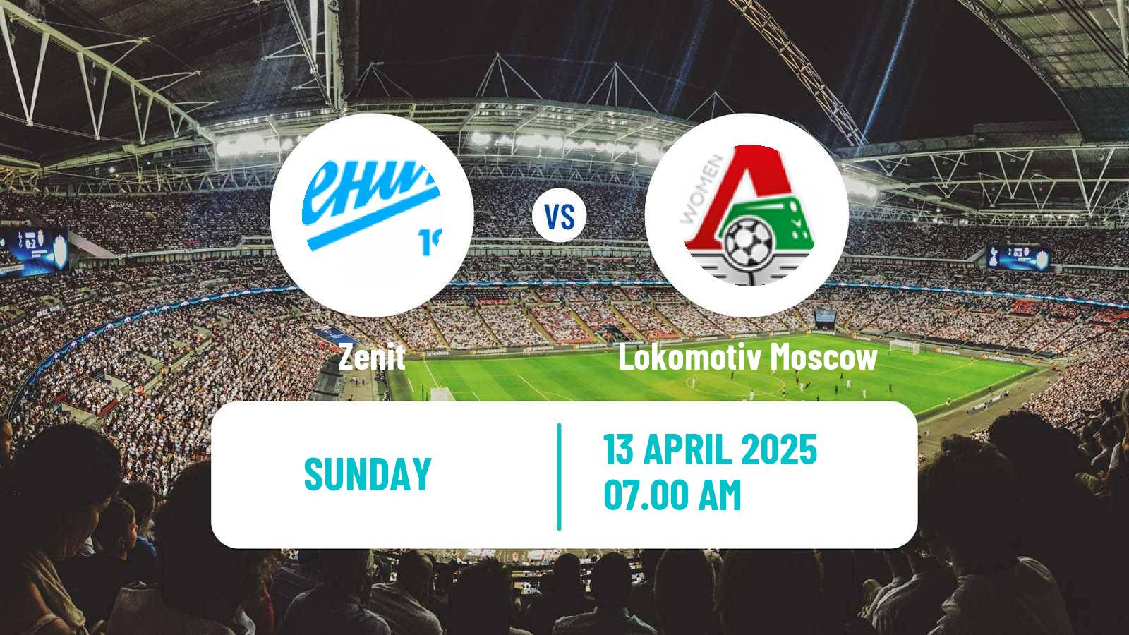 Soccer Russian Supreme Division Women Zenit - Lokomotiv Moscow