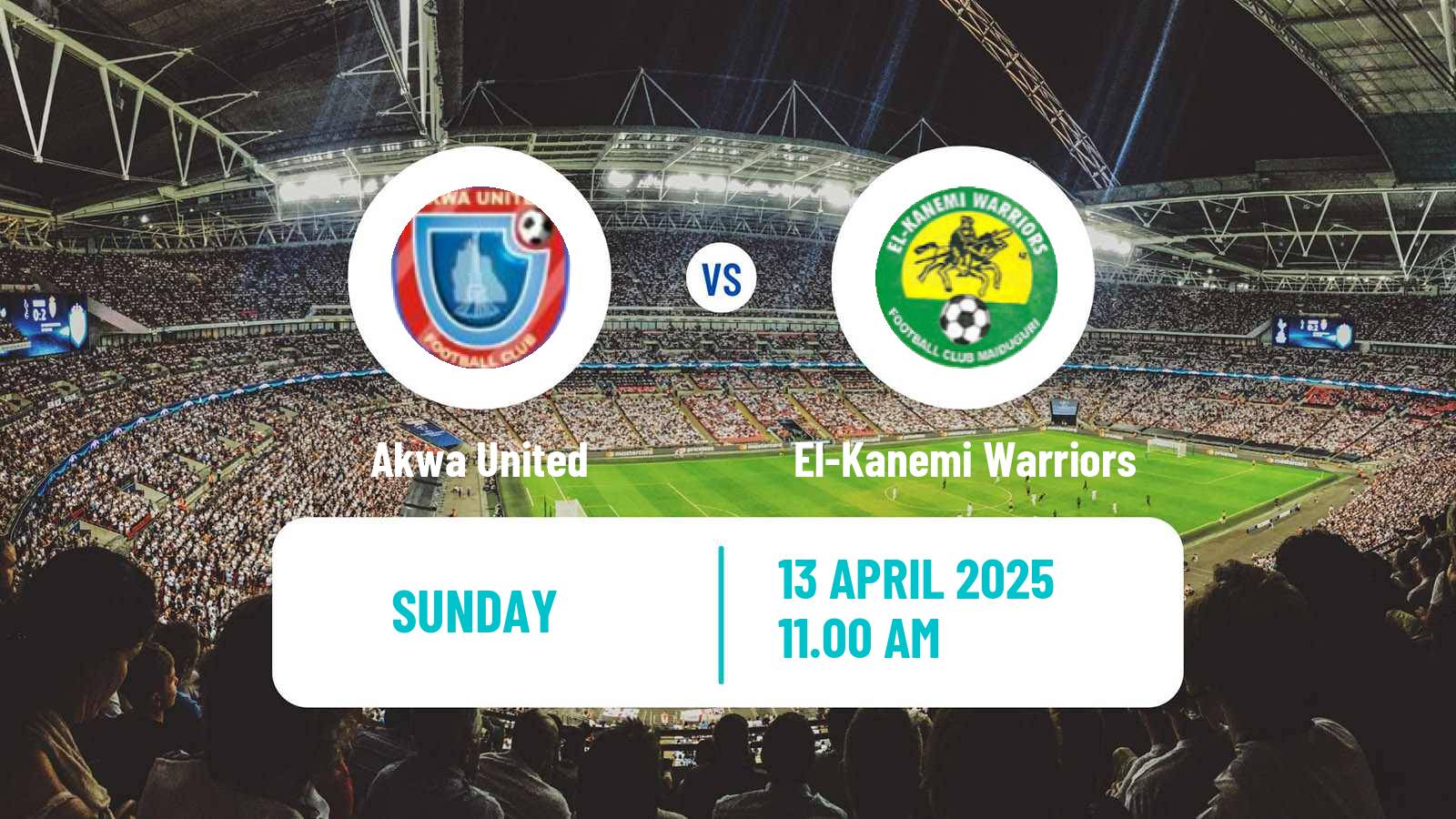 Soccer Nigerian Premier League Akwa United - El-Kanemi Warriors
